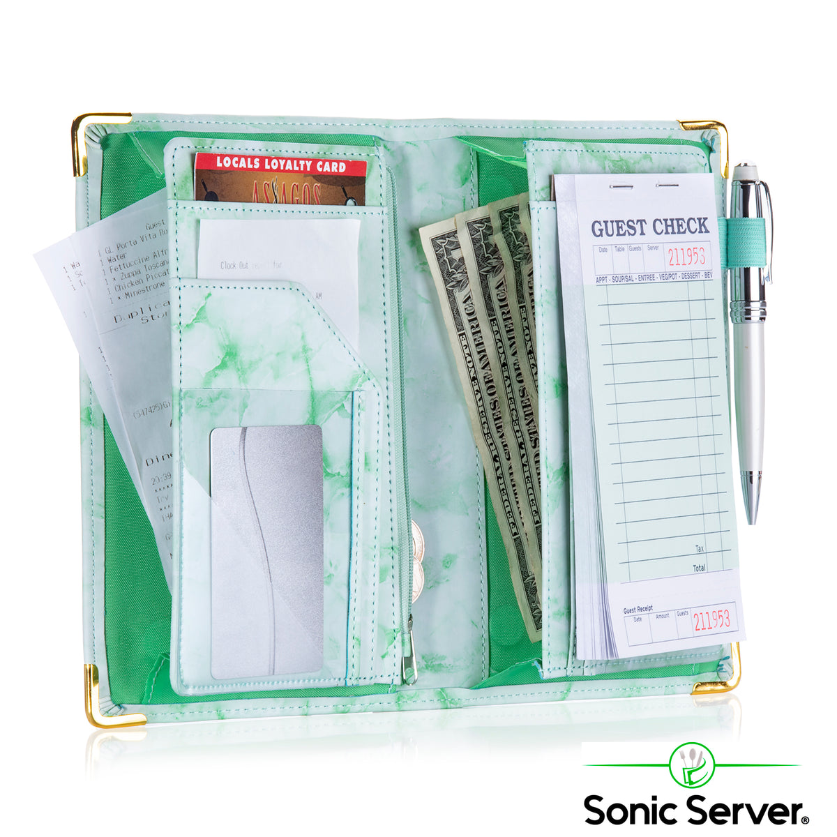 Sonic Server Book 5 x 9 Large Deluxe Millennial Pink Organizer for Wai